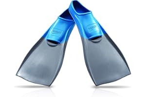 Speedo Unisex-Adult Swim Training Fins Rubber Long Blade