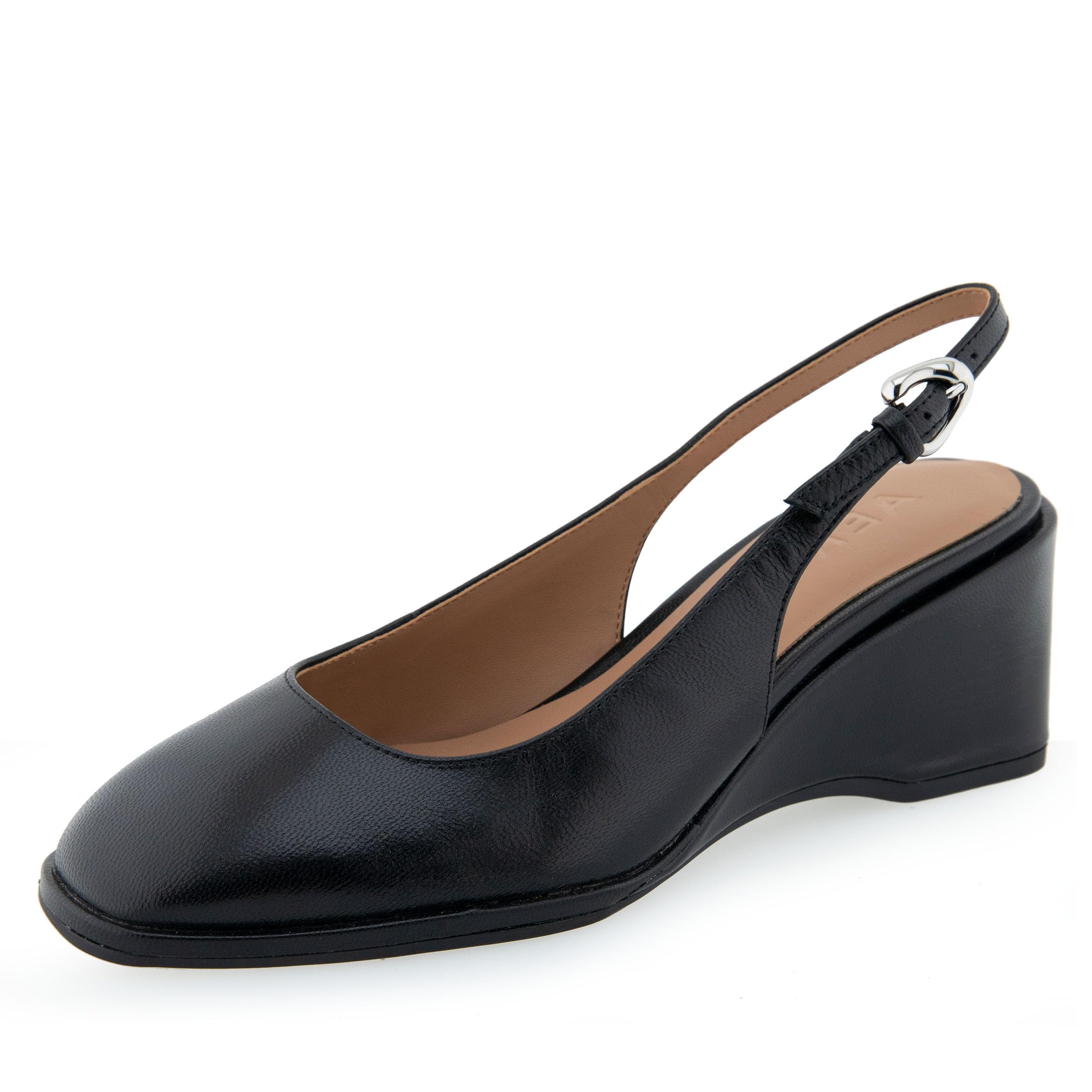 Aerosoles Women’s ARIA Pump, Black Leather, 7.5