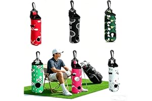 Golf Ball Carry Bag 6PCS, Durable Pouch for Golfers with Clip Sports Accessories Golf Gifts