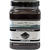 Black cocoa powder by Medley hills farm 1 Lb. in Reusable Container - Great Black cocoa powder for baking - Dutch Processed - Unsweetened