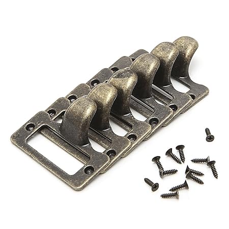 Junesun 6x Handle File Name Card Cabinet Label Holder Antique