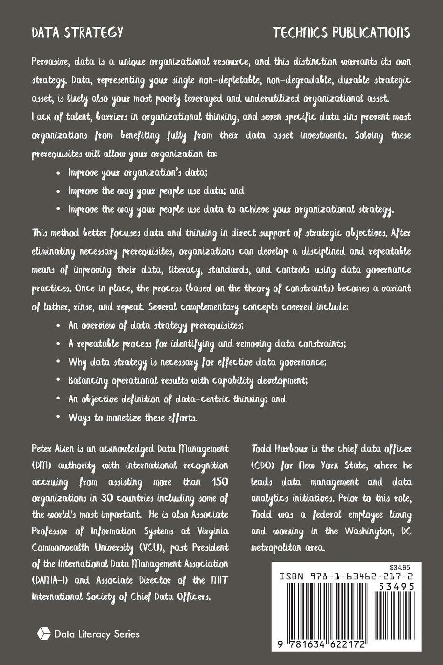 Amazon Com Data Strategy And The Enterprise Data Executive Ensuring That Business And It Are In Synch In The Post Big Data Era 9781634622172 Aiken Peter Harbour Todd Books