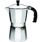 Imusa USA Aluminum Stovetop 6-cup Espresso Maker (B120-43V)