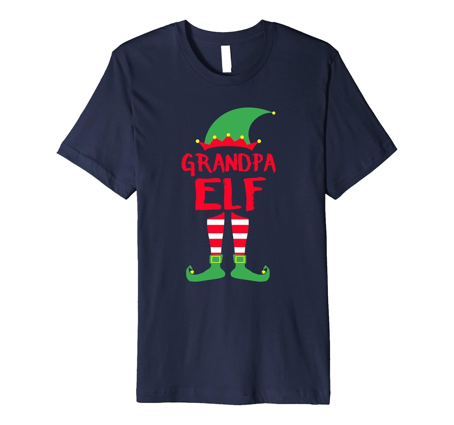 Grandpa Elf - T-Shirt Christmas Family Matching Pajamas Gift-ANZ