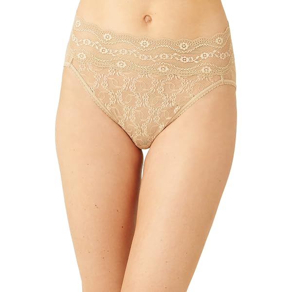 APEXFWDT 3PC Women Lace Underwear Sexy Breathable Hipster Panties Seamless Bikini Briefs Multipack Floral Lace Panties