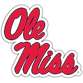Mississippi Rebels Ole Miss 4 Inch Vinyl Decal Sticker Officially Licensed Collegiate Product