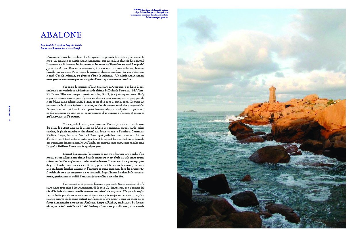 Dictionnaire Amoureux Illustre De La Bretagne Amazonca - 