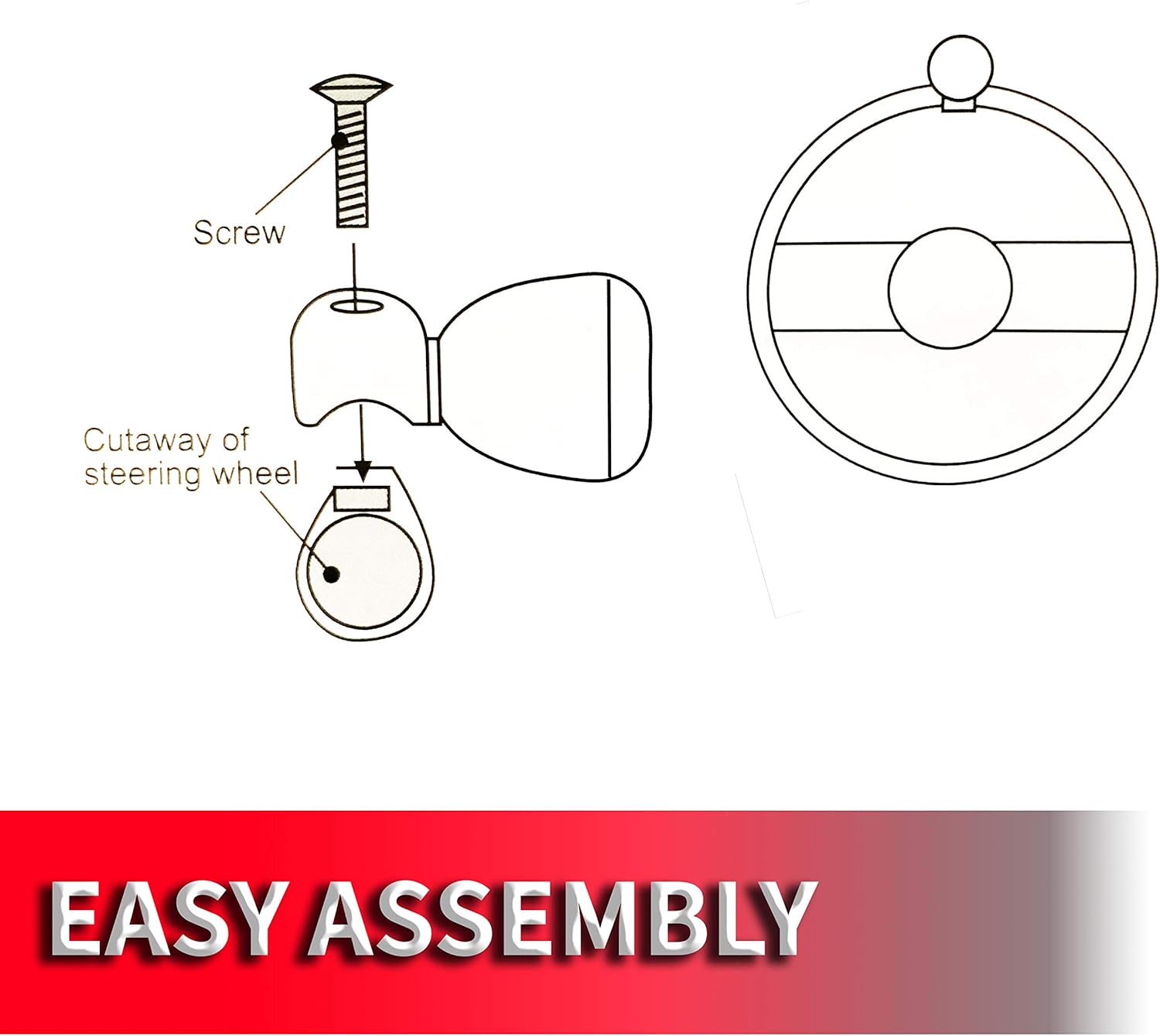 Custom Accessories 40004 Steering Wheel Spinner: Automotive