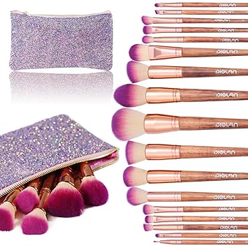 Amazon Com Fiddy898 12 Pcs Professional Makeup Brush Set Glitter