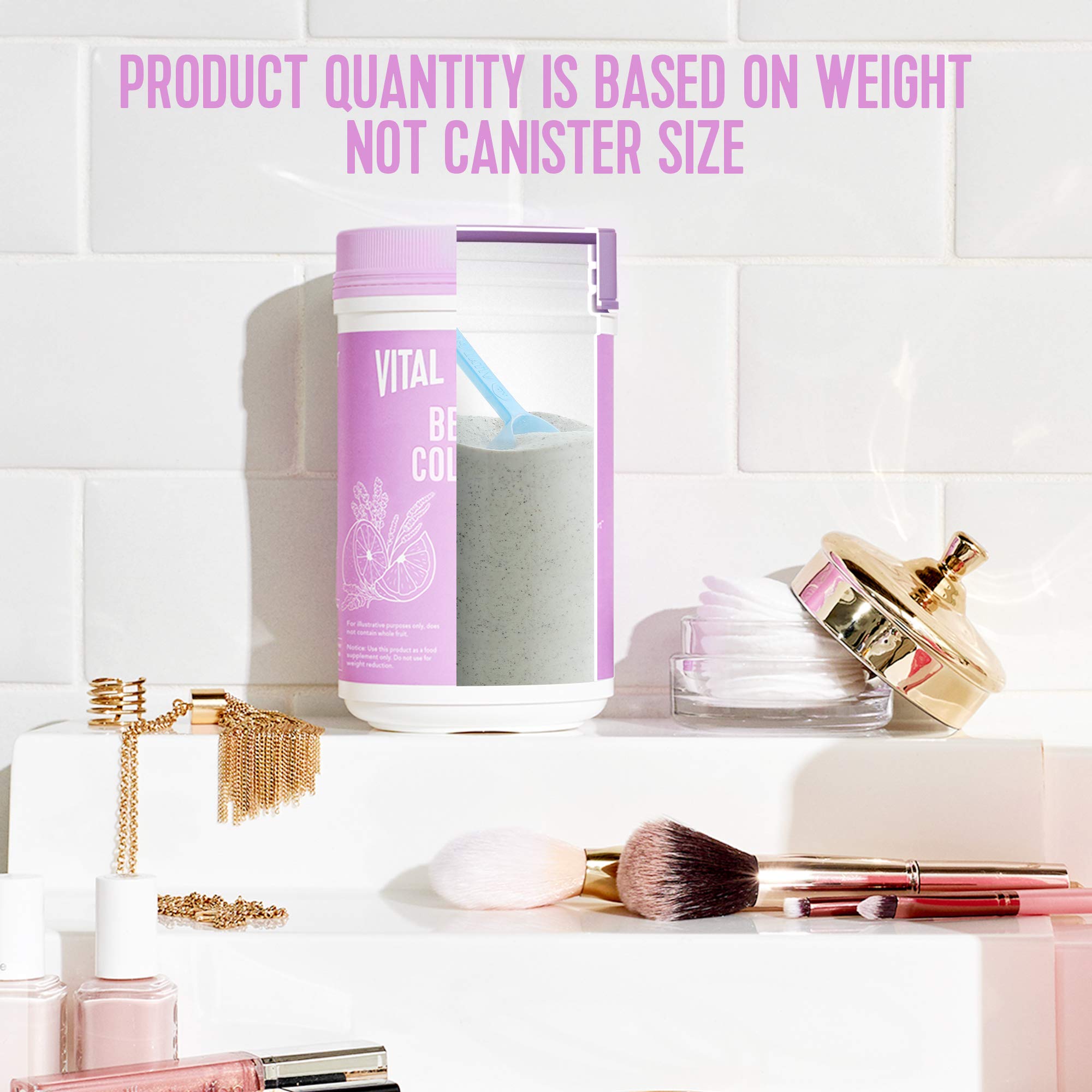 Vital Proteins Beauty Collagen (Lavender Lemon, Canister),10.8 Ounce