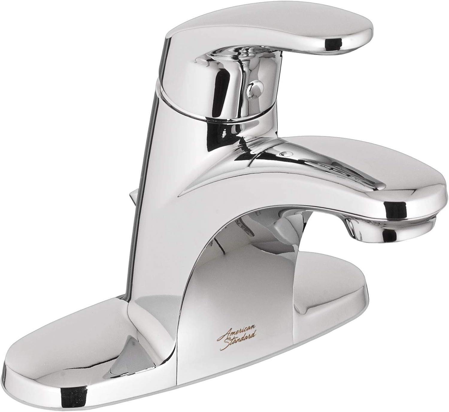 American Standard 7075000.002 Colony Pro Single-Handle Bathroom Faucet with Metal Drain, 1.2 GPM, Polished Chrome - - 