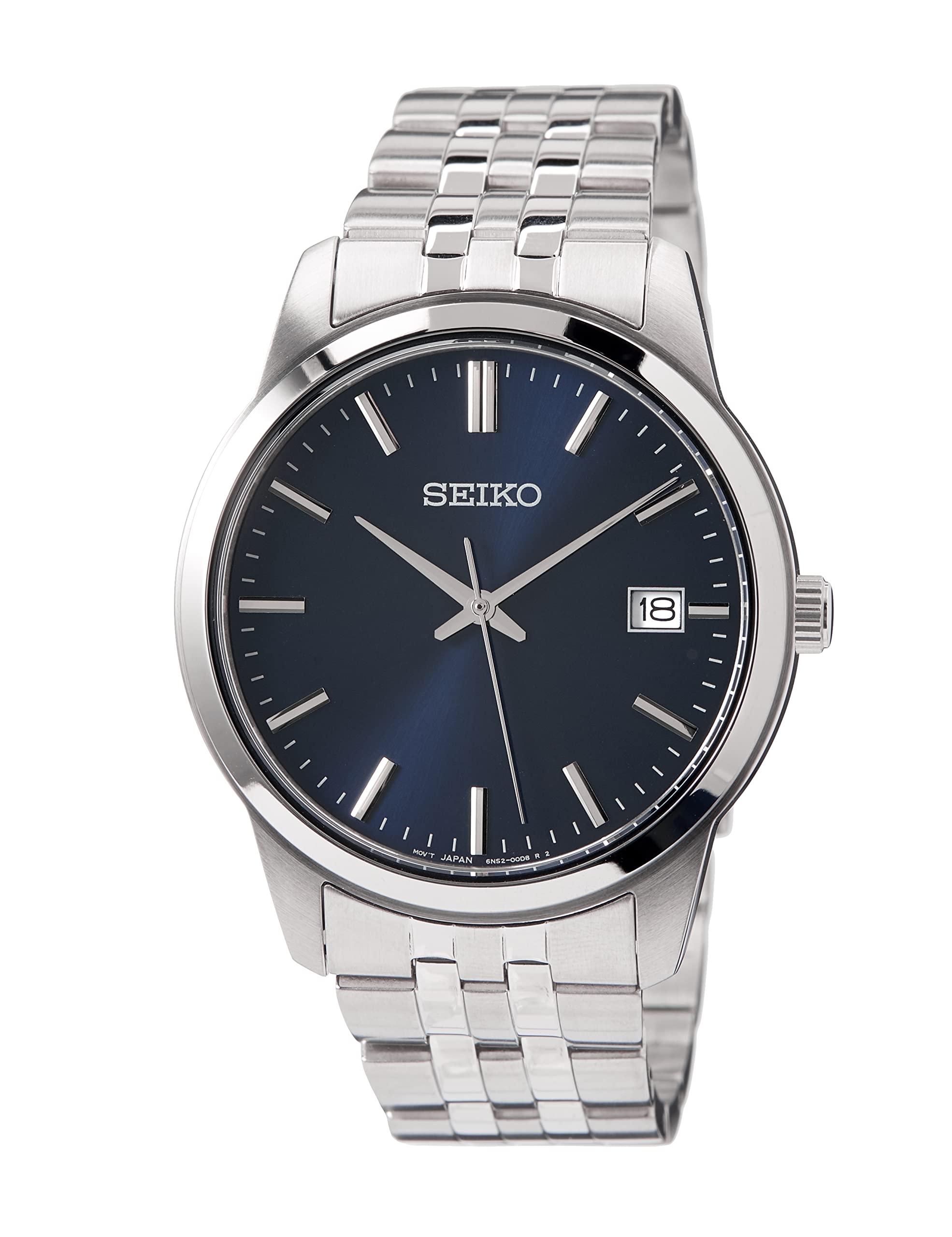 Seiko Men Analog Quartz Watch with Stainless Steel Strap SUR399P1