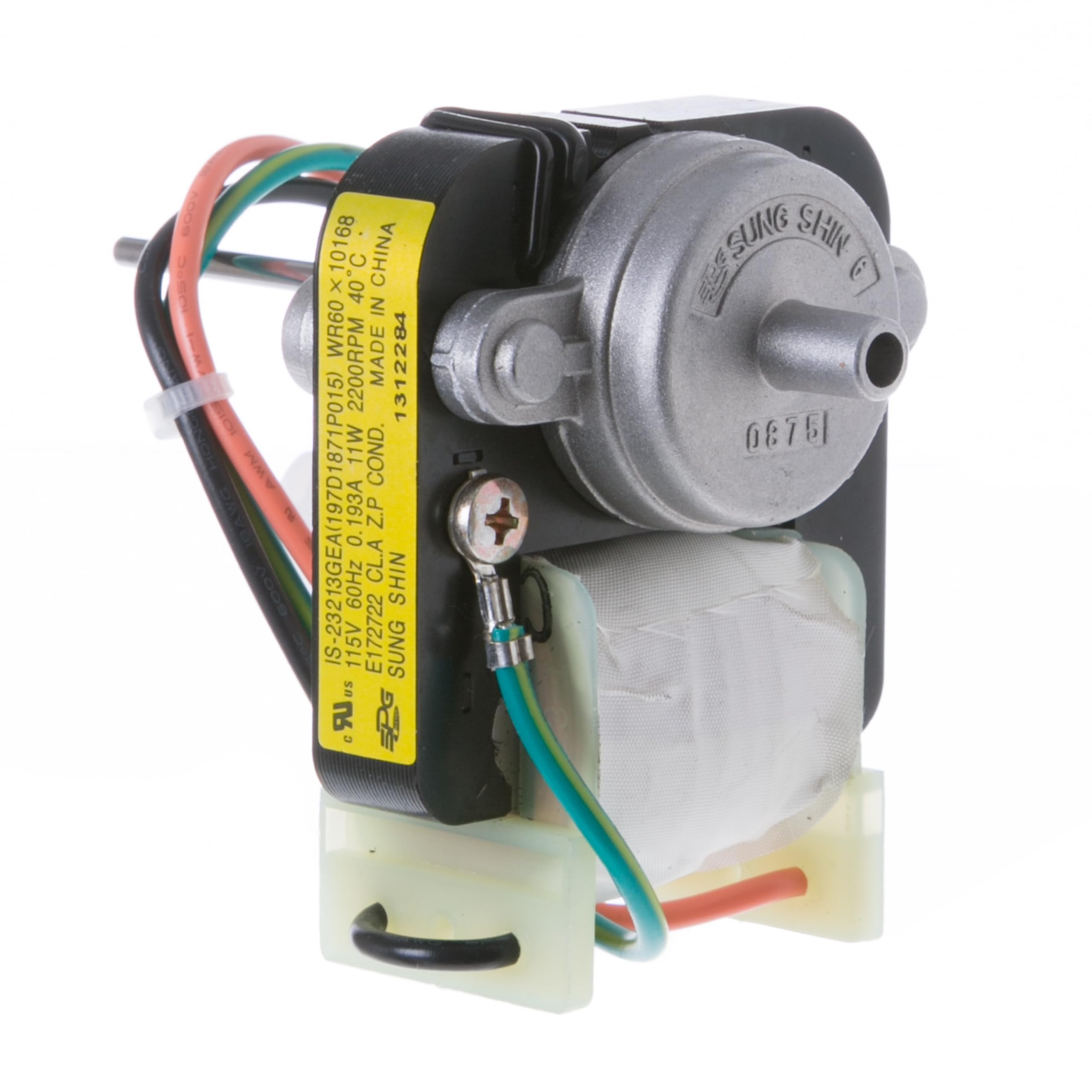 Photo 1 of Parts Master Replacement for GE Refrigerator Condensor Fan Motor - WR60X10168, PS967022, AP3855309-1-Year Limited Warranty