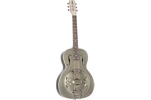 Gretsch G9201 Honey Dipper Round-Neck Brass Resonator Guitar - Padauk, Shed Roof