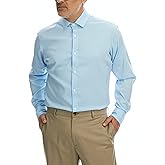 Haggar Mens Classic Fit Performance Button Down Men's Dress Shirt