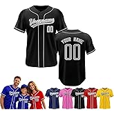 Custom Baseball Jersey Personalized Team Name Number Logo Stitched Printed Shirts Sports Uniform Gifts for Men Women Youth