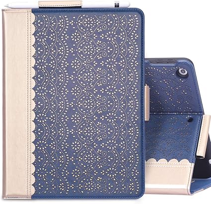 Amazon Ipad 8 ケース Ipad 10 2 ケース 第8世代 Ipad 10 2 ケース 第7世代 19 Www 透かし彫り模様 ペンの収納が便利 ペン収納付き ブック型 高級puレザーケース 全面保護型 スタンド機能 マグネット式 オートスリープ機能対応 カードポケット Ipad 10 2インチ