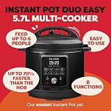 Instant Pot Duo Easy 5.7L Electric Pressure Cooker view 2