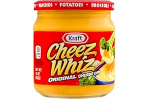 UMINTZKSS Kraft Cheez Whiz Original Cheese Dip, 15 oz Jar