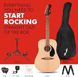 Fender California Debut Redondo Dreadnought Acoustic Guitar Natural with Case view 4