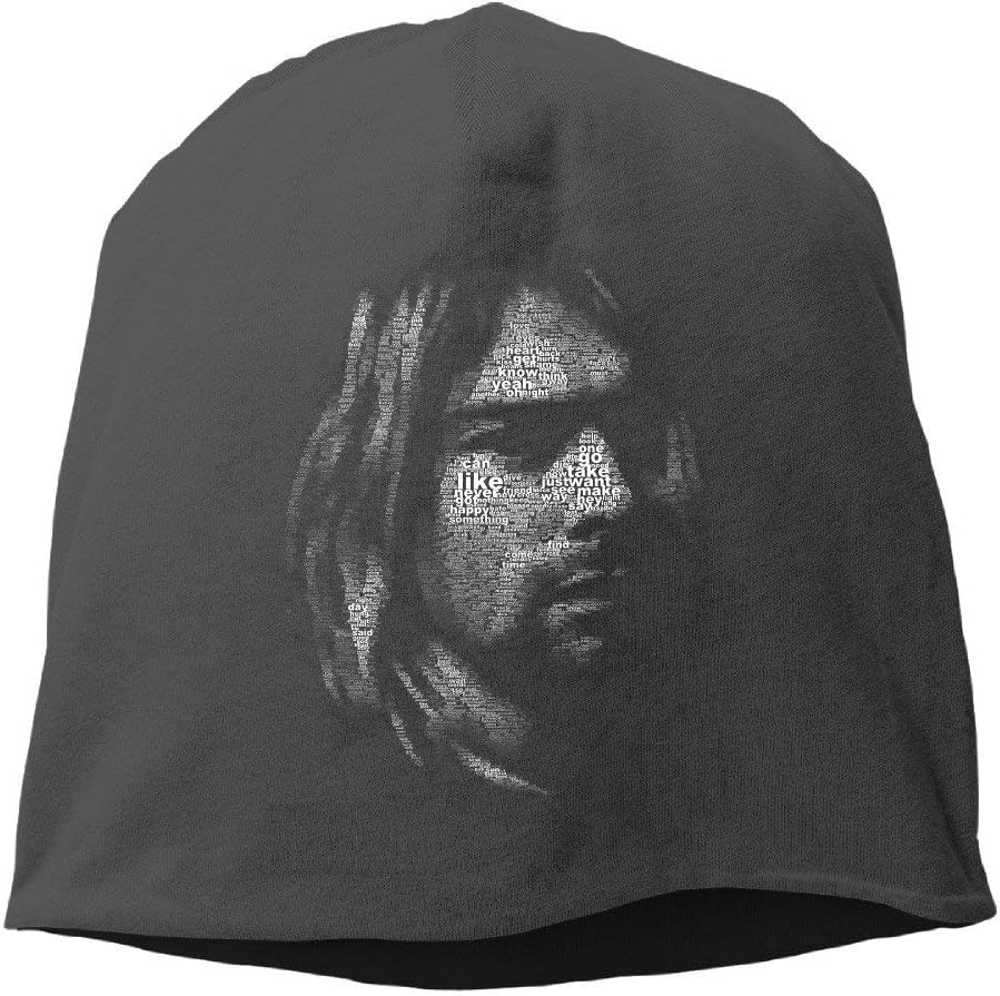 Nirvana Band Kurt Cobain Beanie Hat Knit Slouchy Hat Toboggan Winter Hat