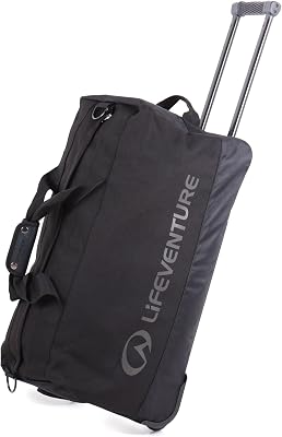 Bolsa de viaje Expedition Duffle de Lifeventure con ruedas resistentes | 100 litros de capacidad con asa telescópica y base rígida