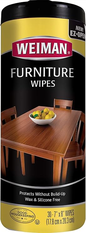 Amazon Com Weiman Wood Cleaner And Polish Wipes Non Toxic For