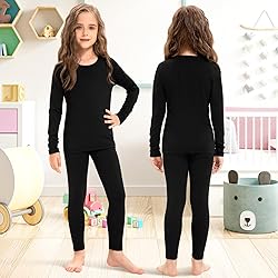 Silkfly 3 Set Girls Thermal Underwear Soft Winter