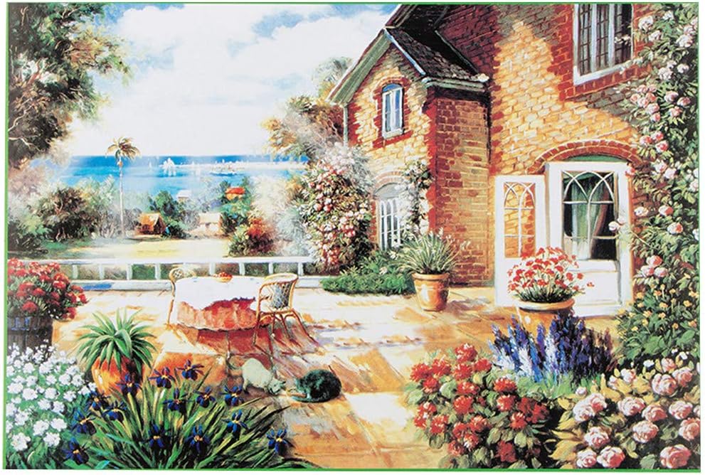 Jigsaw Puzzles 1000 Pieces Puzzles for Adults Micro-Sized Puzzles Rural Life Landscape Painting Jigsaw Puzzles