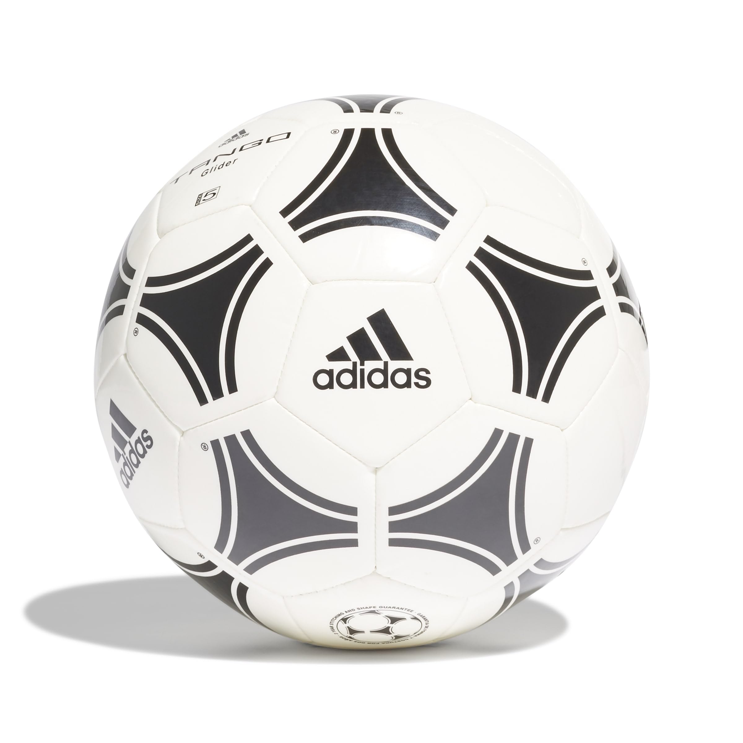 adidas Men's Tango Glider FOOTBALL/SOCCER BALL, white/black, 4