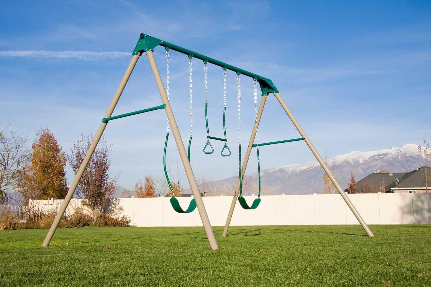 lifetime heavy duty swing set