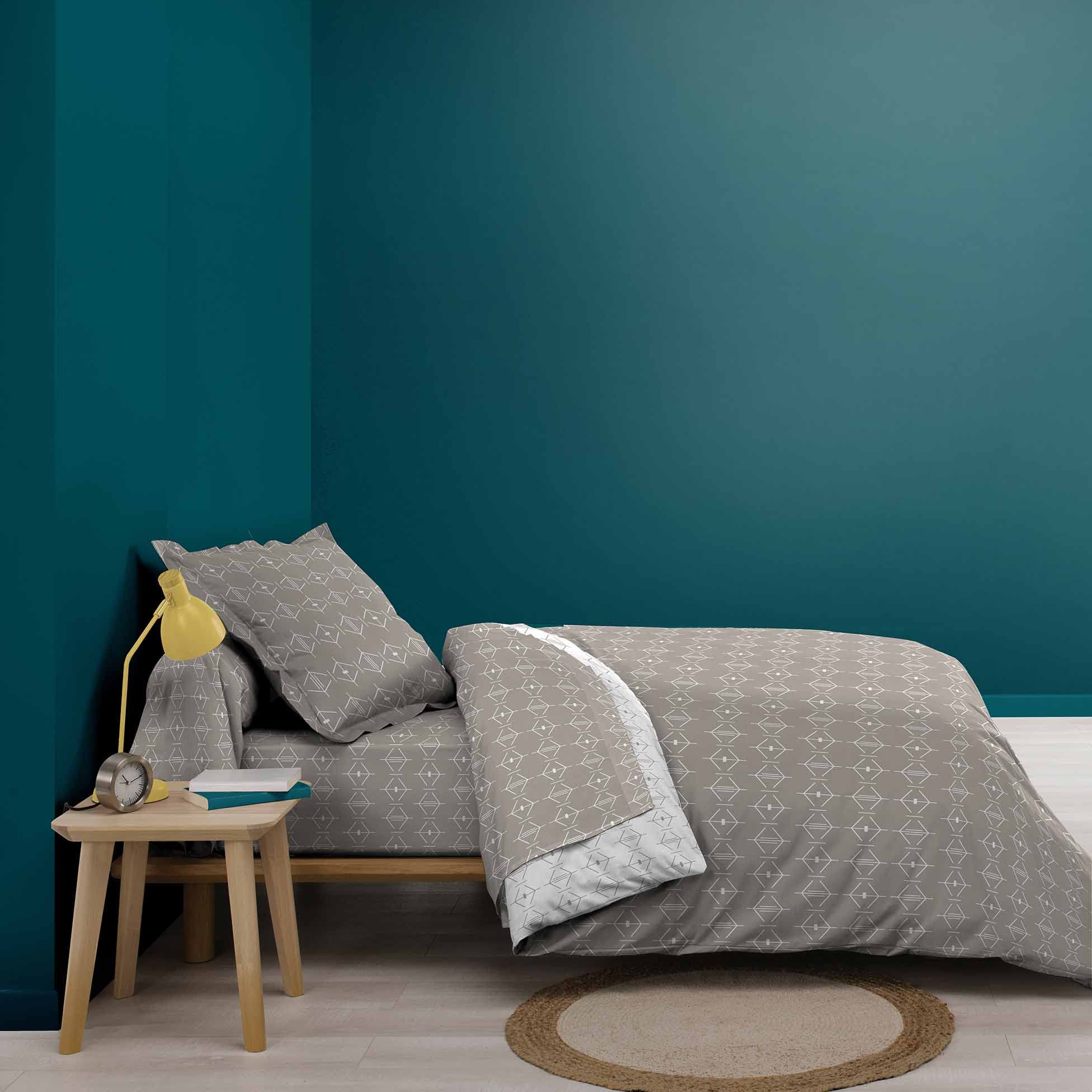 douceur d'intérieur, Duvet Cover (140 x 200 cm) Aristide Naturel, 100% Cotton