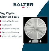 Salter 1036 UJBKDR Electronic Kitchen Scale Union Jack Stainless Platform 5kg view 2