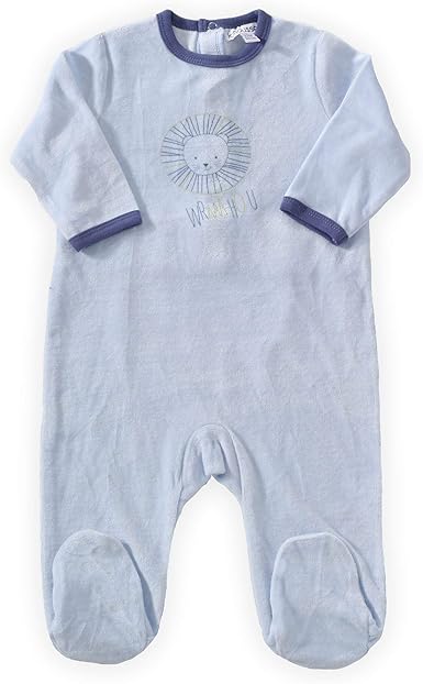Kinousses Pyjama Bebe Garcon 3 Mois Lion Dors Bien Bleu Amazon Fr Vetements Et Accessoires