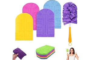 360° Electrostatic Duster Refills,Reusable Microfiber Duster,Washable Heavy Duty Dusters Refill,Sustainable Choice for A Dust