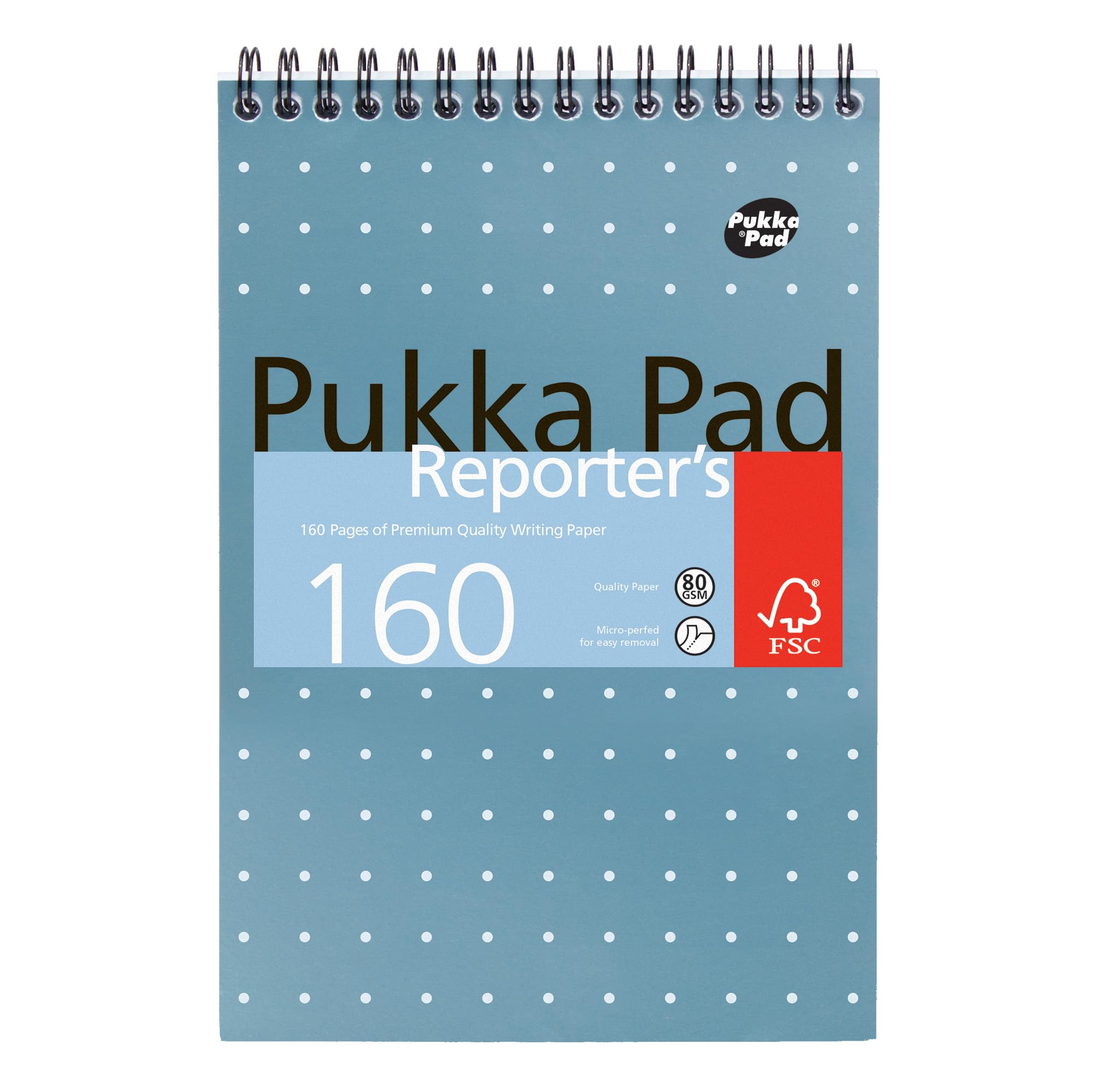 Pukka Pads NM001 Metallic Blue Reporters Pad - 3 Pack