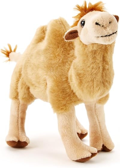 Zappi Co Bactrian Camel Plush Toy Safari Animals 16cm Soft Cuddly