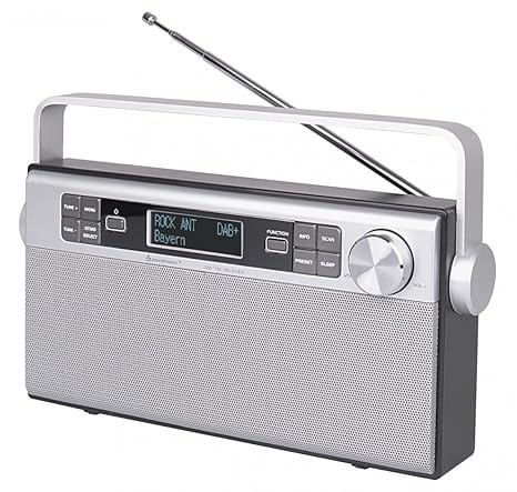 Soundmaster DAB650SI, tragbares DAB+ / UKW PLL-Radio mit AUX-IN Anschluss