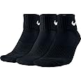 NIKE Performance Cushion Quarter Training Socks (3 Pairs)