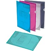 Office Depot Poly Project View Folders, Letter Size, Assorted Colors, Pack of 10, 741361