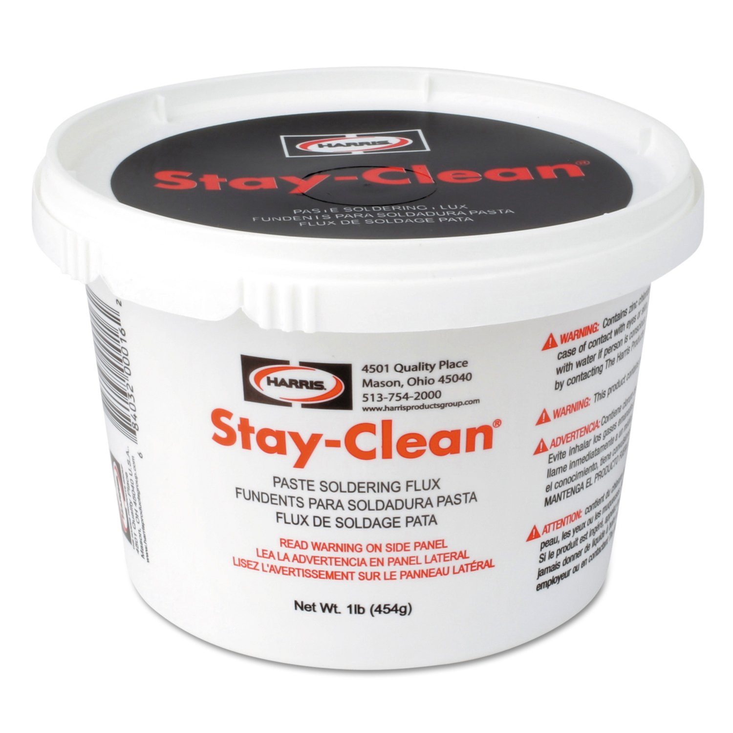 Harris SCPF1 Stay Clean Paste Soldering Flux, 1 lb. Jar eBay