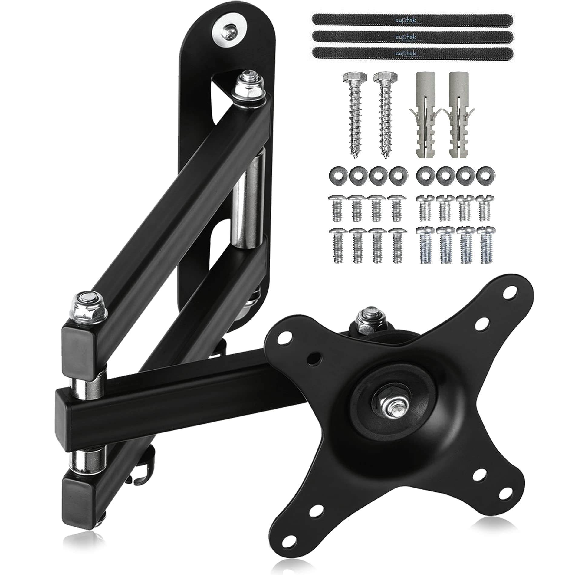 Suptek TV Wall Mount Swivel Tilt Rotation Full Motion Adjustable Suptek TV Wall Mount Swivel Tilt Rotation Full Motion Adjustable