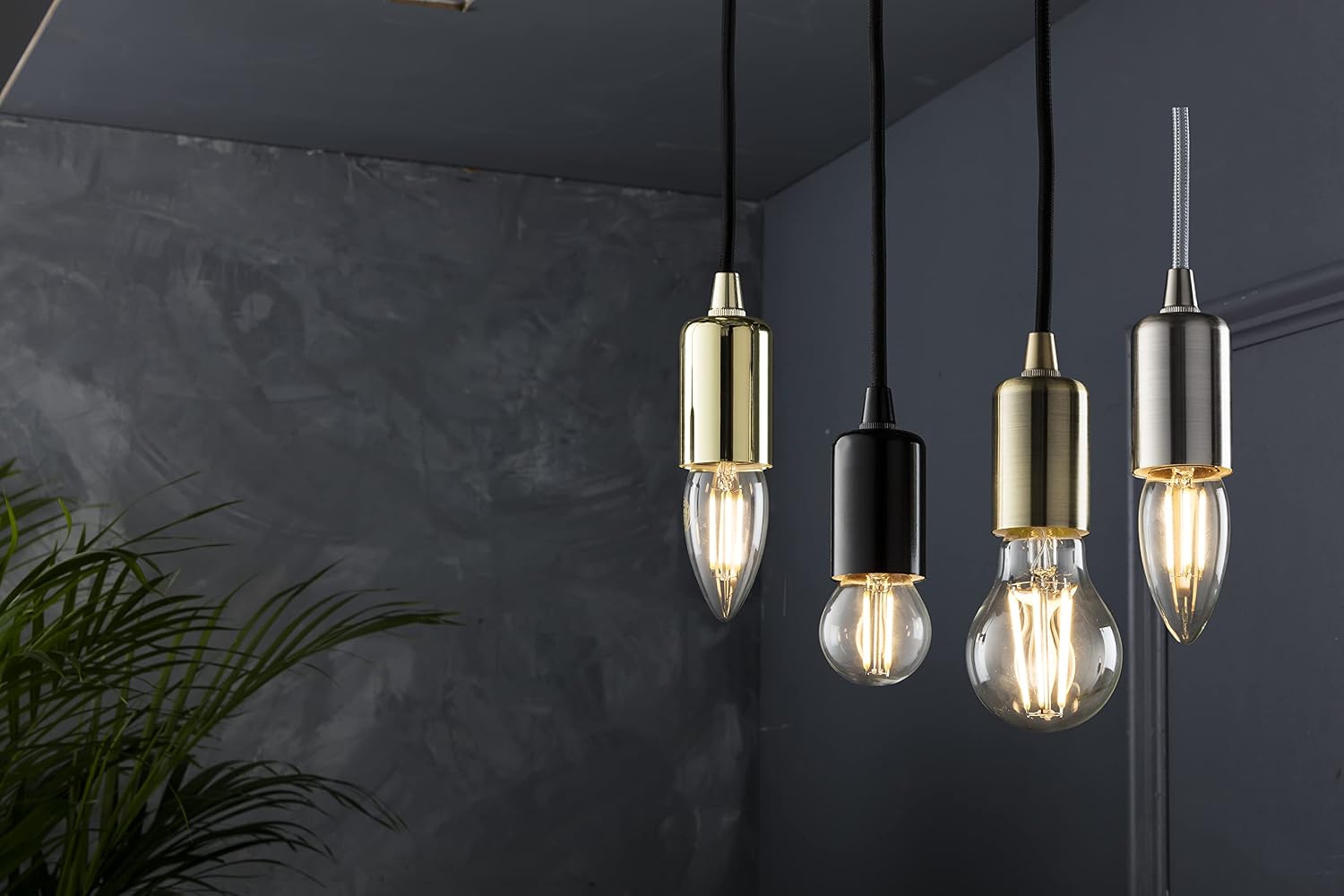 Knightsbridge 6 Inch E27 Contemporary Pendant Set in Matt White, 150mm - Image 5