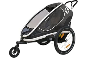 Hamax Outback One Seat Reclining Multi-Sport Child Bike Trailer + Stroller (Jogger Wheel Sold Separately)