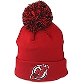 ZHATS NHL Unisex Kids NHL Officially Licensed Youth Beanie Pom Icon Team Color