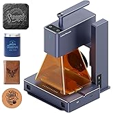 LaserPecker LP2 Laser Engraver – Portable Machine for Small Business & DIY, 360° Rotary Engraving & Name Tag on Wood, Leather