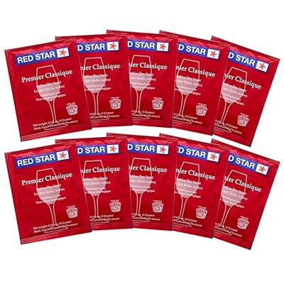 Red Star Premier Classique Wine Yeast, 5g - 10-Pack