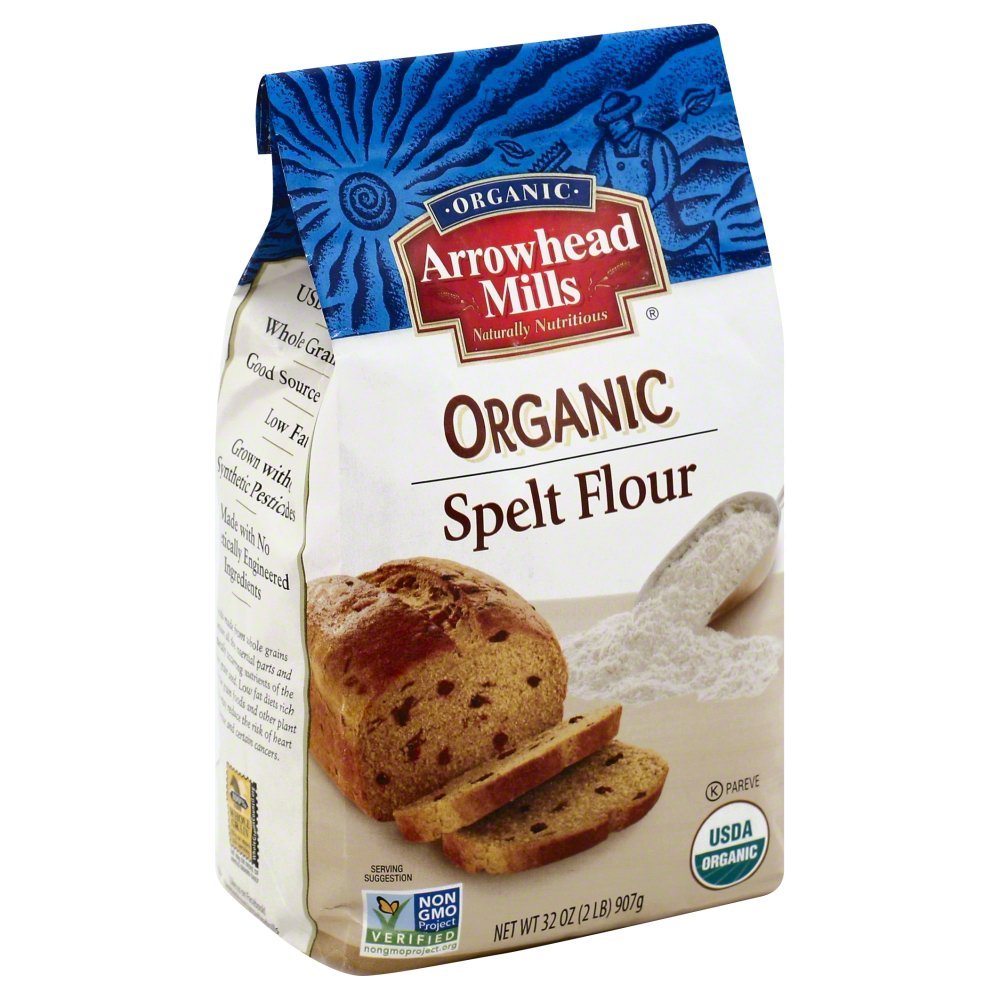 Arrowhead Mills Spelt Flour, Whole Grain, 2 Pound Bag