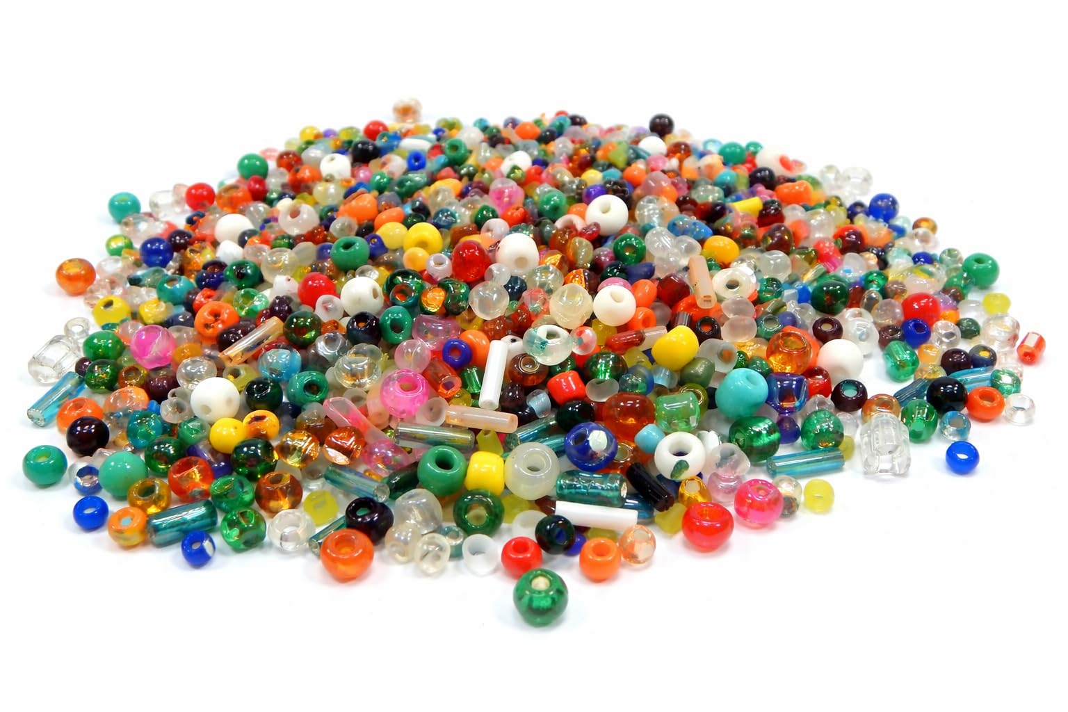Perlin Seed Beads 500g Approx 18750 Pieces 2mm 3mm 4mm 6mm Mixed Colours Set Seed Beads Indian Beads Pony Beads Round and Pen Beads Glass Jewellery Craft Beads DIY Bracelet Necklace