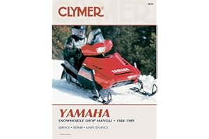 Clymer Yamaha Snowmobile Shop Manual 1984-1989: Service, Repair, Maintenance